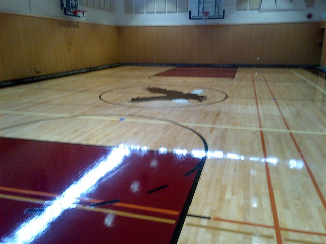 Ahf Hardwood Floor Vancouver Bc Basketball Court Painting